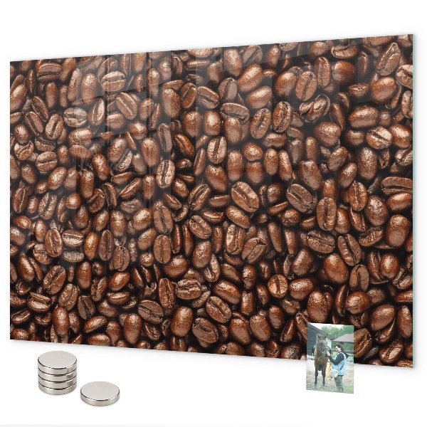 Tableau magnétique mural Café en grains