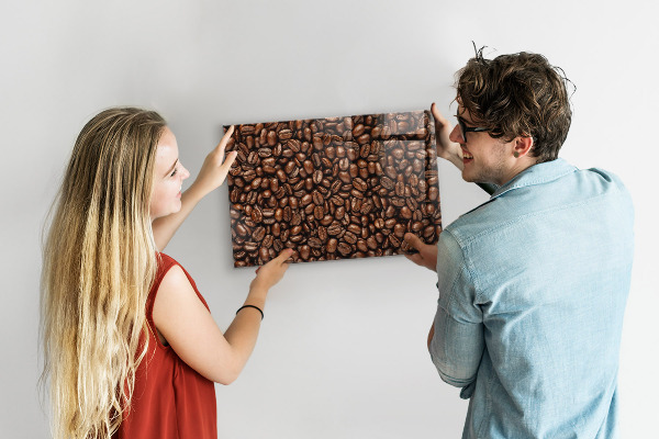 Tableau magnétique mural Café en grains