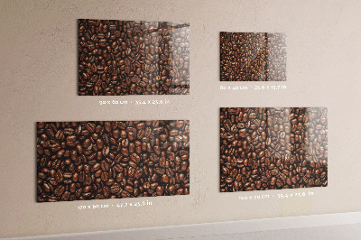 Tableau magnétique mural Café en grains