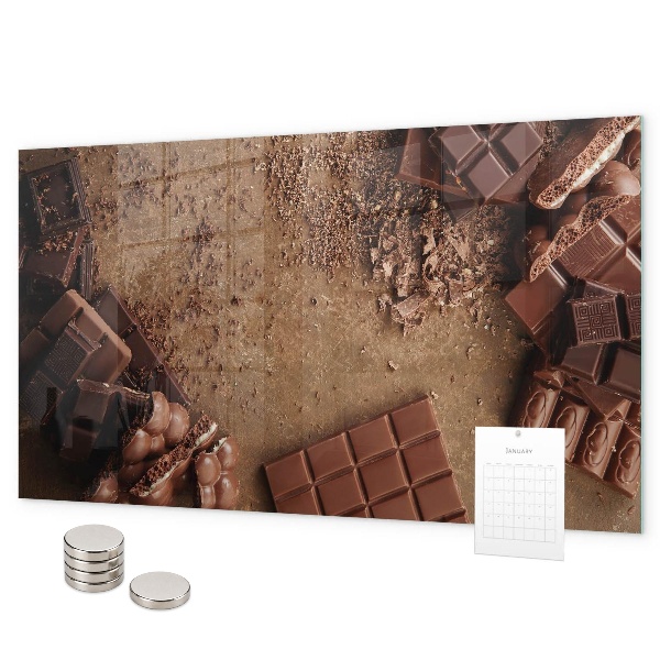 Tableau magnétique barres chocolatées