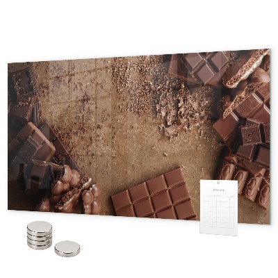 Tableau magnétique barres chocolatées