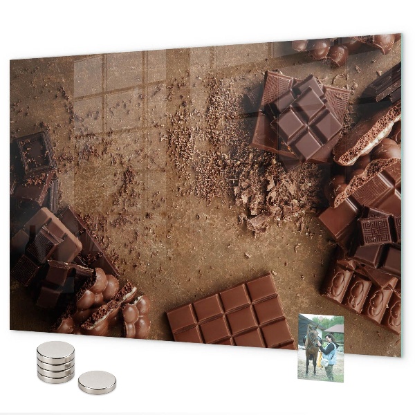 Tableau magnétique barres chocolatées