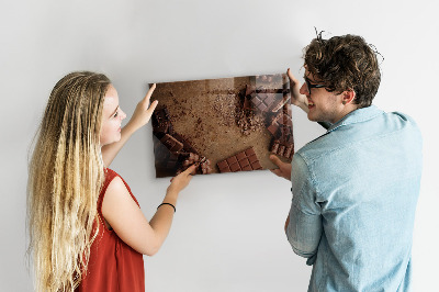 Tableau magnétique barres chocolatées