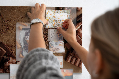Tableau magnétique barres chocolatées