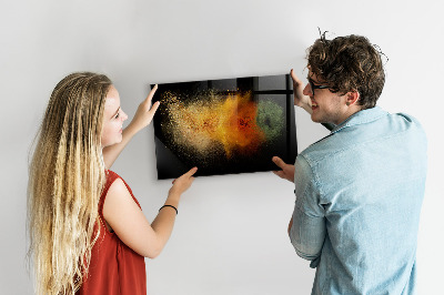 Tableau magnétique mural Épices renversées