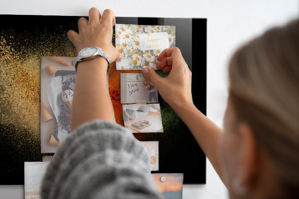 Tableau magnétique mural Épices renversées