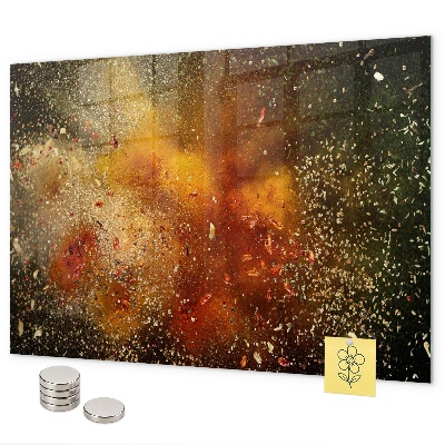 Tableau magnétique Abstraction des épices