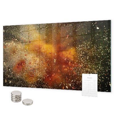 Tableau magnétique Abstraction des épices