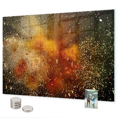 Tableau magnétique Abstraction des épices
