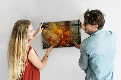 Tableau magnétique Abstraction des épices