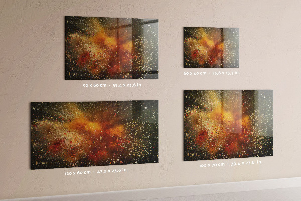Tableau magnétique Abstraction des épices