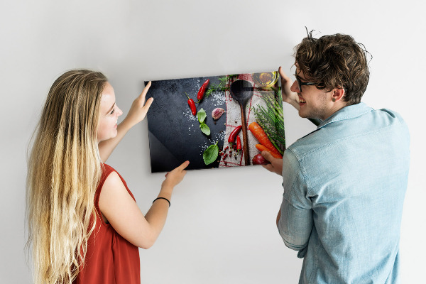 Tableau magnétique mural Légumes