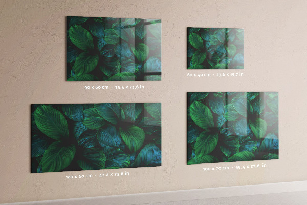 Tableau magnétique mural Feuilles de la nature
