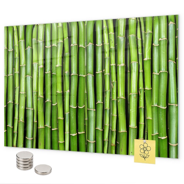 Tableau magnétique mural Mur en bambou