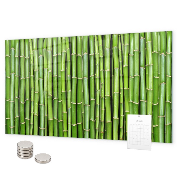 Tableau magnétique mural Mur en bambou