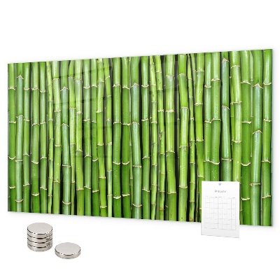 Tableau magnétique mural Mur en bambou