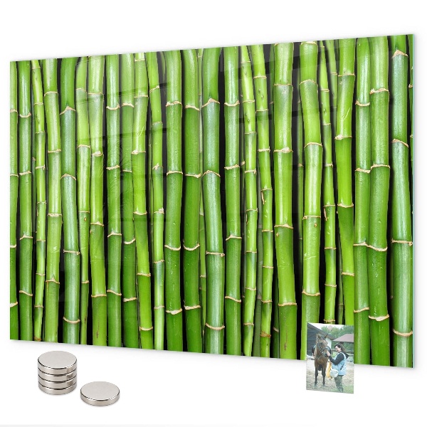 Tableau magnétique mural Mur en bambou