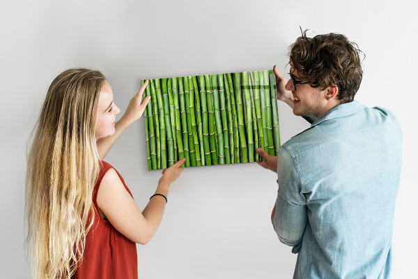 Tableau magnétique mural Mur en bambou