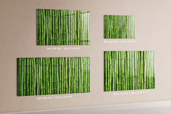 Tableau magnétique mural Mur en bambou