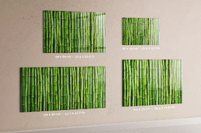 Tableau magnétique mural Mur en bambou
