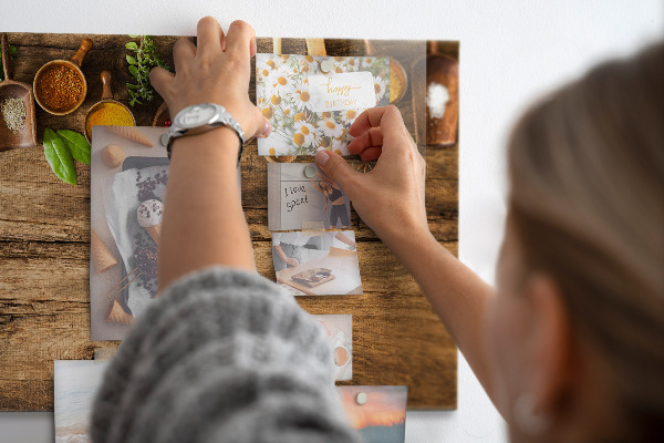 Tableau magnétique mural Cuillères à café d'épices