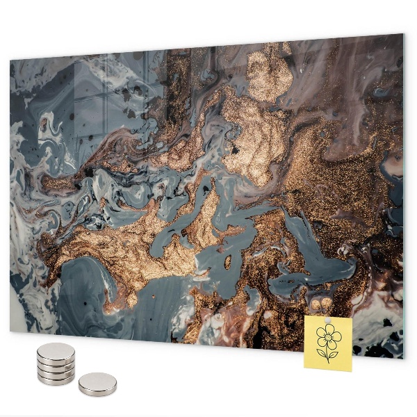 Tableau magnétique marbre décoratif