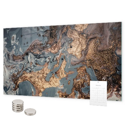Tableau magnétique marbre décoratif
