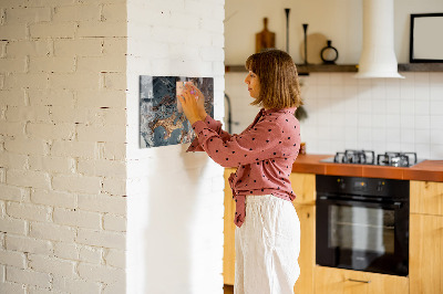 Tableau magnétique marbre décoratif