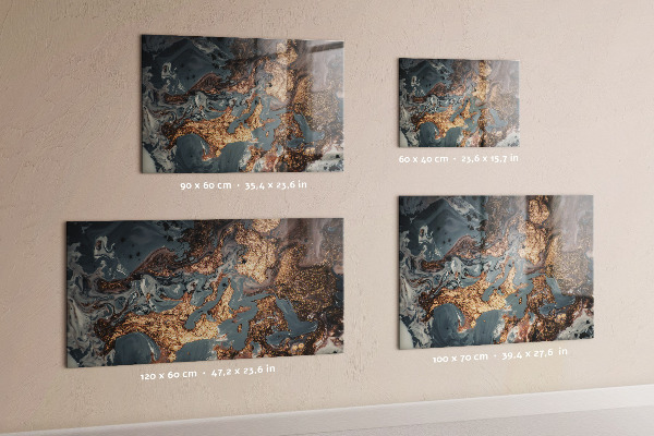 Tableau magnétique marbre décoratif