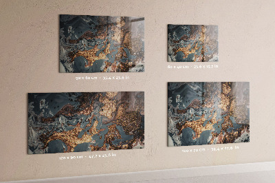 Tableau magnétique marbre décoratif