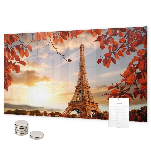 Tableau magnétique mural Tour Eiffel