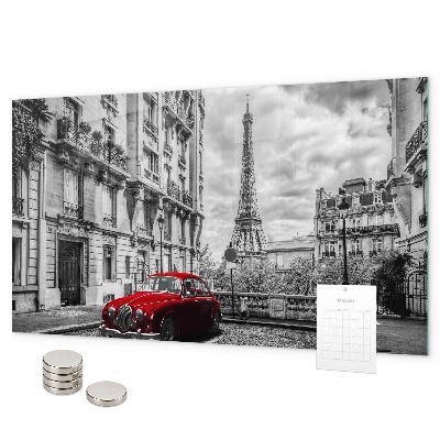 Tableau magnétique Vieille ville automobile