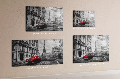 Tableau magnétique Vieille ville automobile