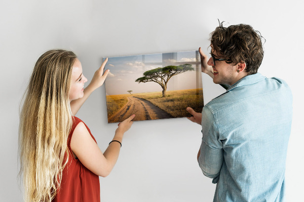 Tableau magnétique mural paysage africain