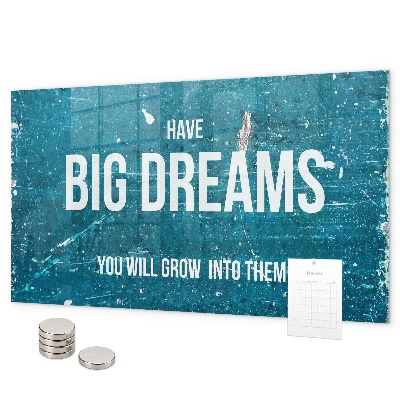 Tableau magnétique Texte de motivation