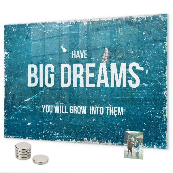 Tableau magnétique Texte de motivation