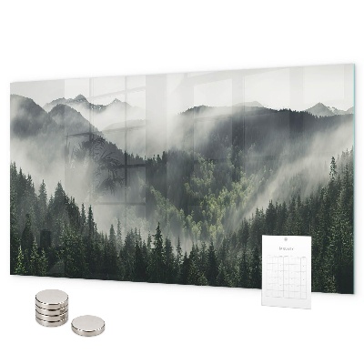 Tableau magnétique mural paysage forestier