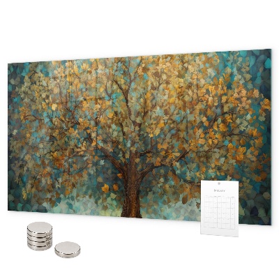 Tableau magnétique mural Arbre mosaïque