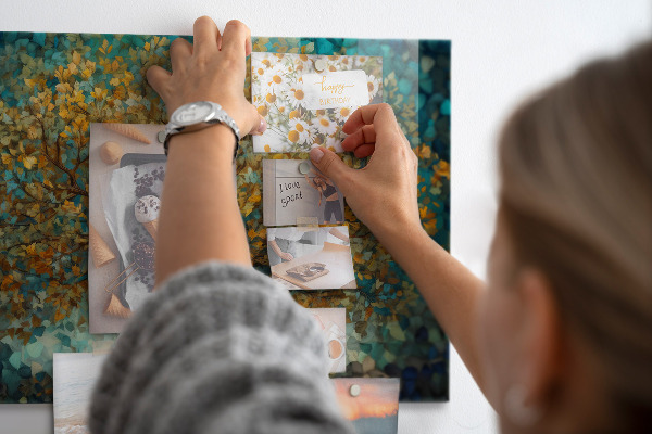 Tableau magnétique mural Arbre mosaïque