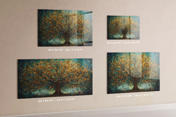Tableau magnétique mural Arbre mosaïque