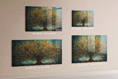 Tableau magnétique mural Arbre mosaïque