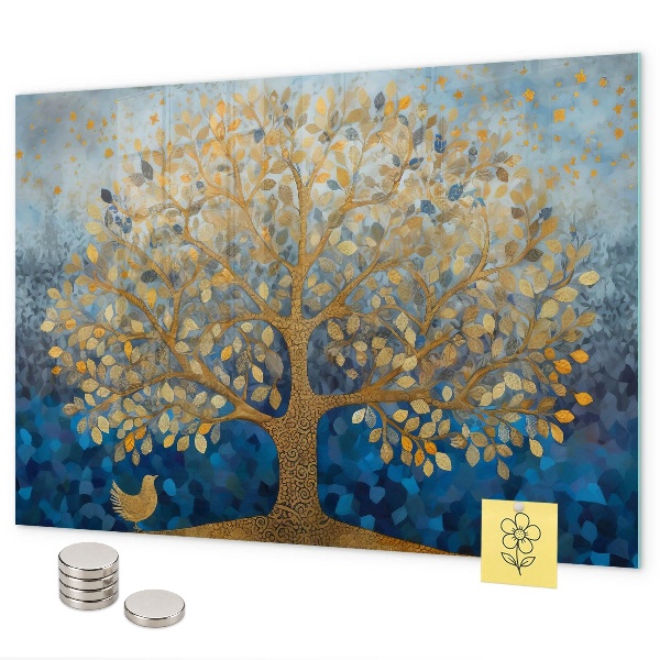 Tableau magnétique Arbre abstrait