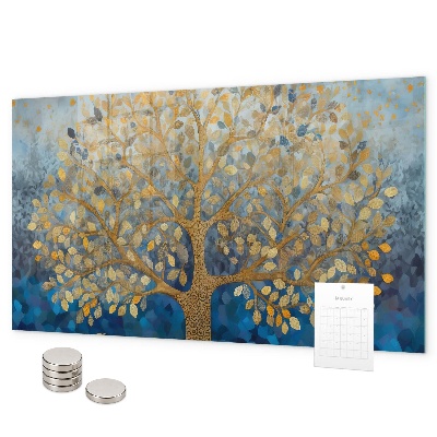 Tableau magnétique Arbre abstrait