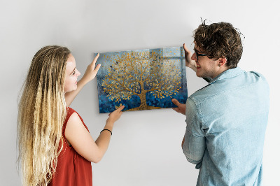 Tableau magnétique Arbre abstrait