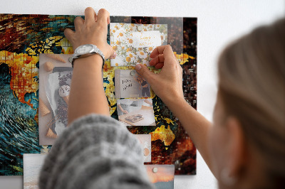 Tableau magnétique mural Un monde de chaos