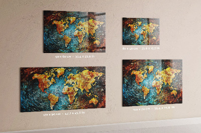 Tableau magnétique mural Un monde de chaos