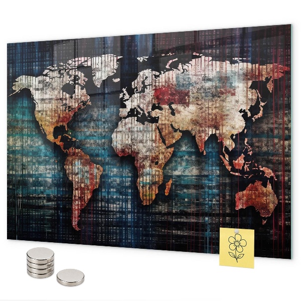 Tableau magnétique Carte linéaire