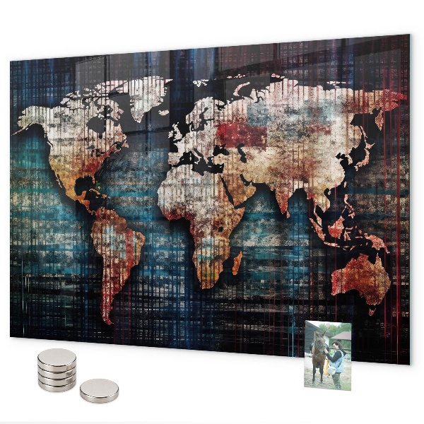 Tableau magnétique Carte linéaire
