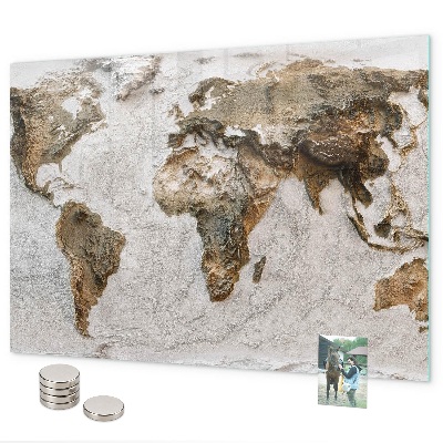 Tableau magnétique Carte du vieux monde