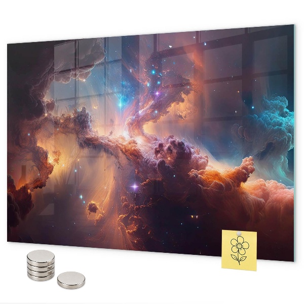 Tableau magnétique mural Le monde des étoiles et de l'espace